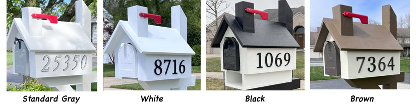 metal mailbox colors